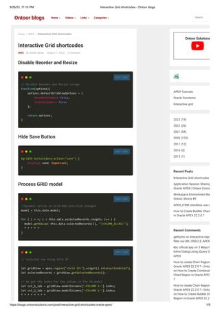 Using Grid Shortcodes