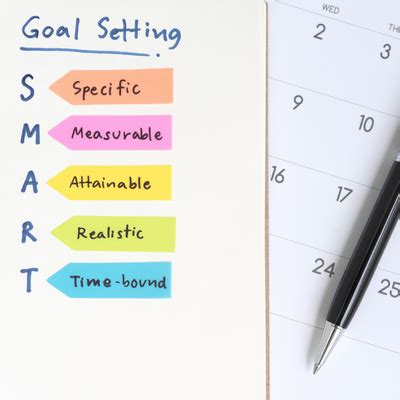 Using the Calendar to Set Goals and Priorities