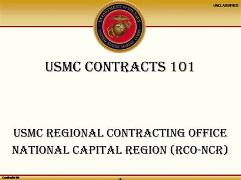 US Marine Corps Contract Opportunities