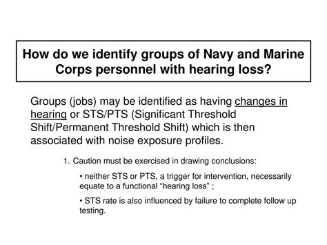 USMC Hearing Requirements