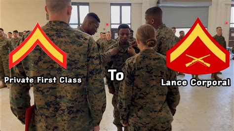 USMC Private First Class promotion