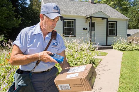 USPS Mail Carrier Maintaining Records