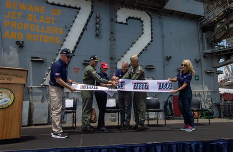 USS Abraham Lincoln Ribbon Cutting