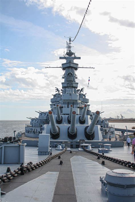 USS Alabama Battleship in action