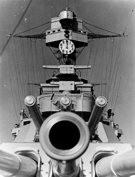 USS California (BB-44) Firing Guns