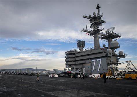 USS George H.W. Bush providing humanitarian assistance