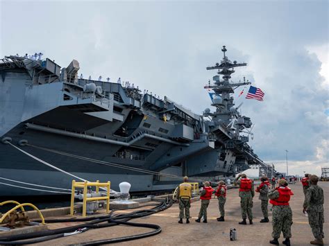 USS George H.W. Bush at Sea