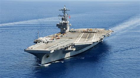 USS George H.W. Bush in Shipyard