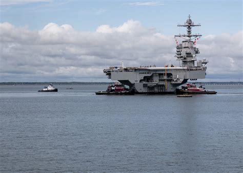 Aircraft elevators on USS Gerald R. Ford