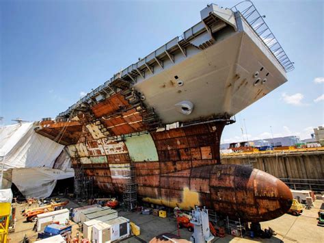 USS Gerald R. Ford under construction