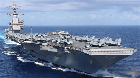 USS Gerald R. Ford's galley