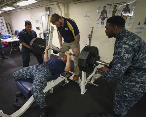 USS Gerald R. Ford's gym