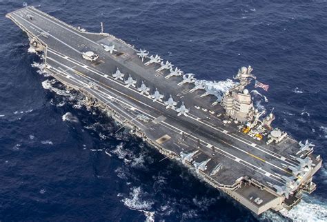 USS Gerald R. Ford launch