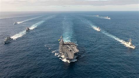 USS Gerald Ford Strike Group Photograph