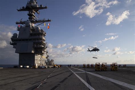 USS Gerald R Ford bridge