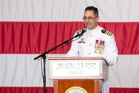 USS Gerald R Ford Commander Speech