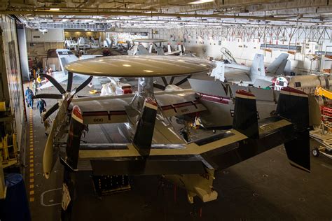 USS Gerald R Ford hangar bay