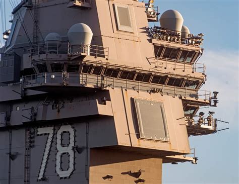 USS Gerald R Ford radar and communication systems