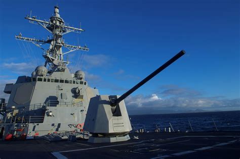 USS Halsey in the Pacific Ocean