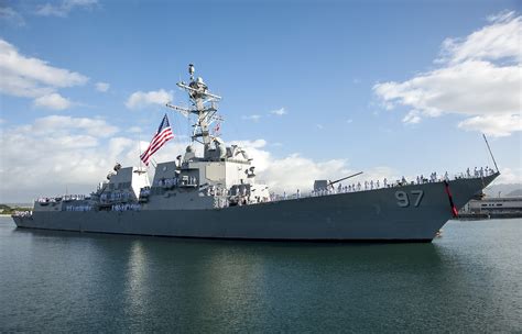 USS Halsey in ship yard