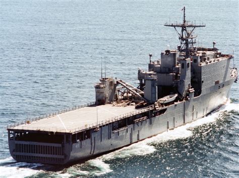 USS Harper's Ferry (LSD-49) in port