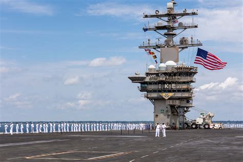 USS Dwight D. Eisenhower in the Atlantic Ocean