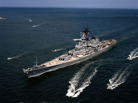 USS Iowa (BB-61) in port