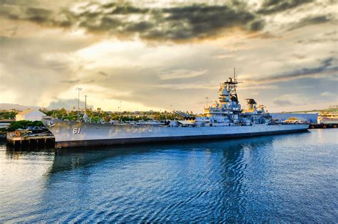 USS Iowa Steaming