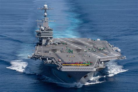 The flight deck of the USS John C. Stennis