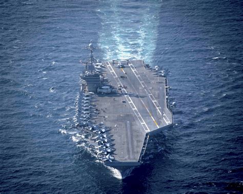 USS John C Stennis at sea