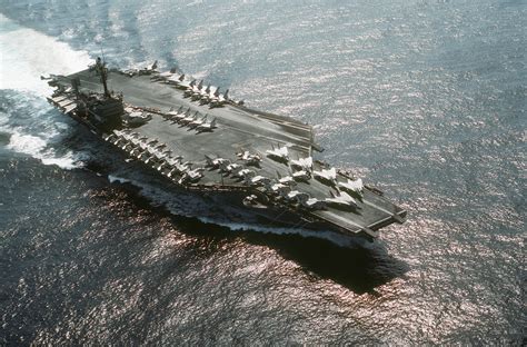 USS John F. Kennedy (CVN-79) in the Atlantic Ocean