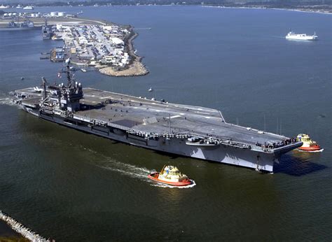 USS John F. Kennedy (CV-67) in the Atlantic Ocean