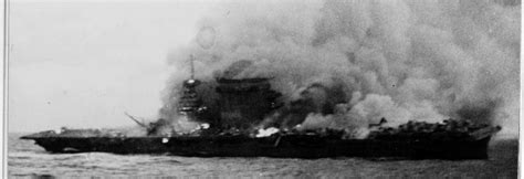 USS Lexington (CV-2) Sinking