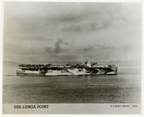 USS Lunga Point (CVE-94) in 1945