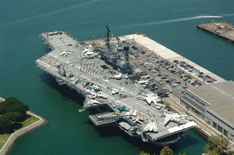 Flight deck of the USS Midway Museum