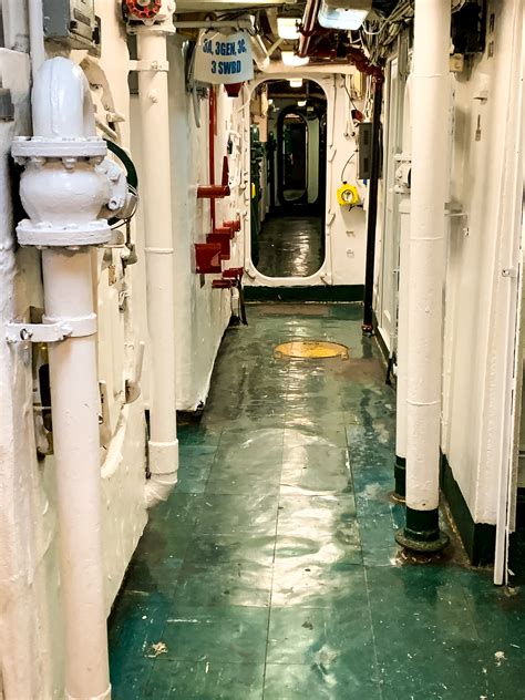 Interior view of the USS Midway Museum