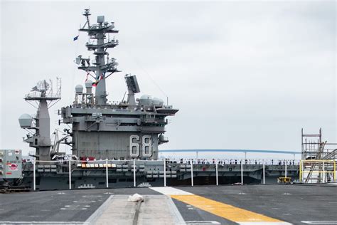 USS Nimitz Underwater View