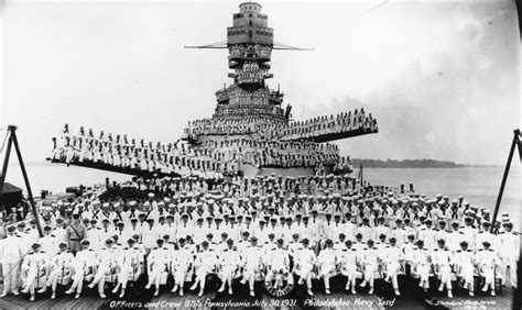 The USS Pennsylvania (BB-38) crew