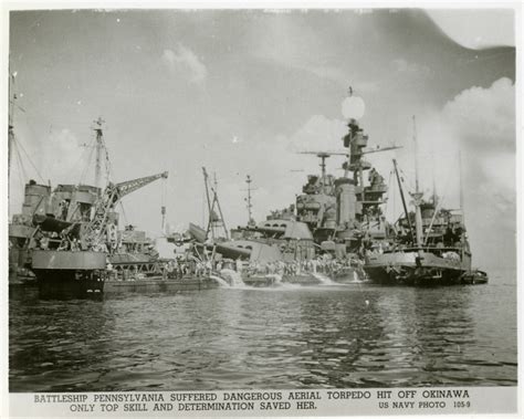 The USS Pennsylvania (BB-38) repair