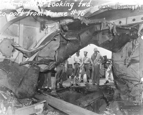 USS South Dakota Battle Damage