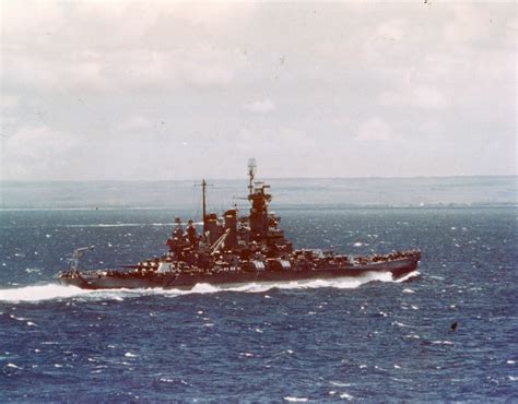 USS Washington BB-56 in the Pacific