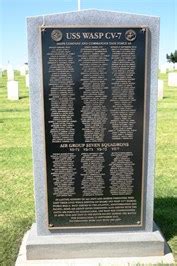 USS Wasp CV-7 memorial