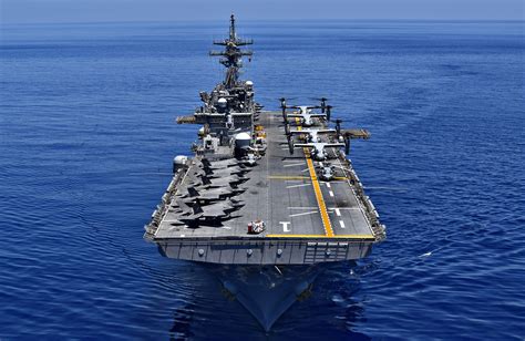 USS Wasp (LHD-1) in dry dock