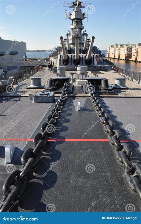 USS Wisconsin deck