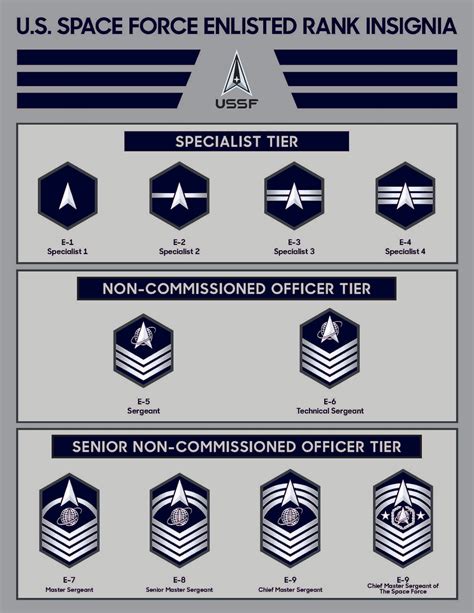 US Space Force Enlisted Rank Structure