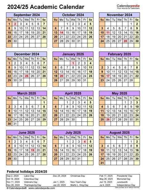 UTC Semester Calendar