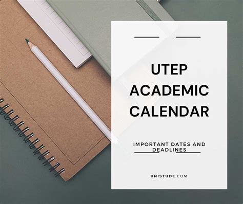 UTEP Calendar Importance