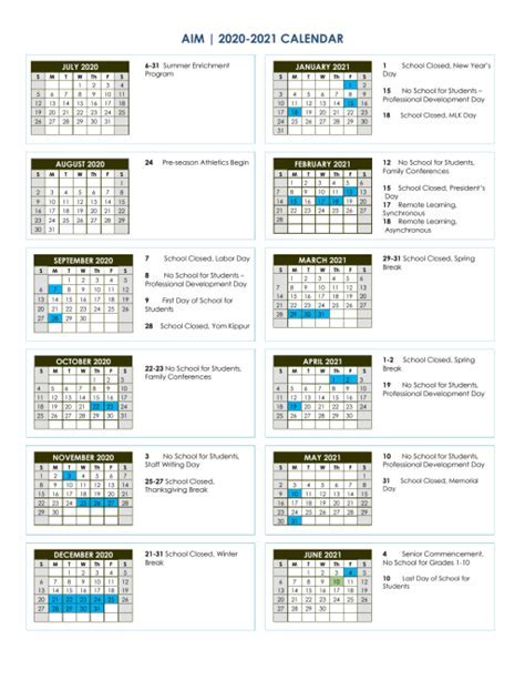 UTEP Calendar Productivity