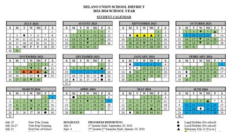 Utilizing DUSD Calendar for Academic Success