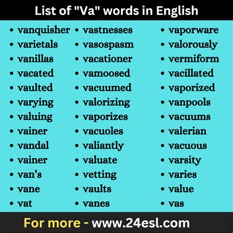 Va Words Image